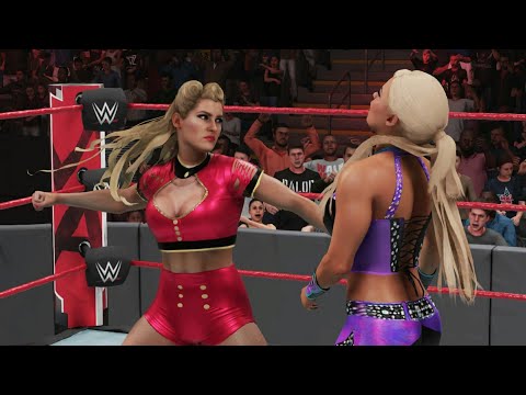 WWE 2K19 - LACEY EVANS VS DANA BROOKE | RAW