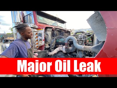 Detroit diesel oil leak.  Series 60 12.7 how to repair diamond/camshaft seal