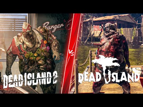 Dead Island 2 vs Dead Island 1 - Direct Comparison! Attention to Detail & Graphics! PC ULTRA 4K