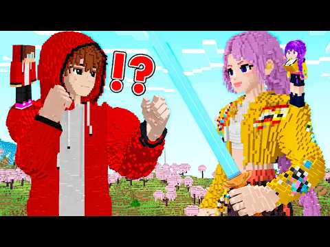 JJ Met RUMI BUILD GIANT STATUE HOUSE in VILLAGE!? Can it be a TRAP? - Maizen Minecraft JJ & Mikey