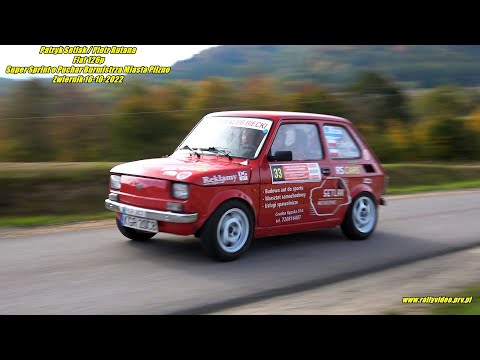 Patryk Setlak /Piotr Rutana -Fiat 126p- Super Sprint o Puchar Burmistrza Miasta Pilzno Zwiernik 2022