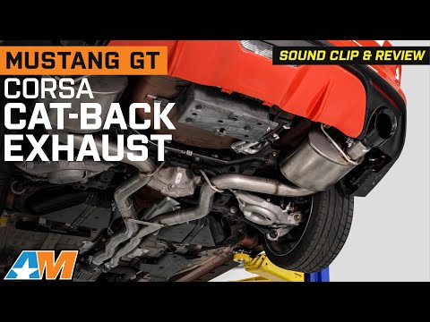 2015-2017 Mustang GT Corsa Performance Xtreme Cat-Back Exhaust Review & Sound Clip