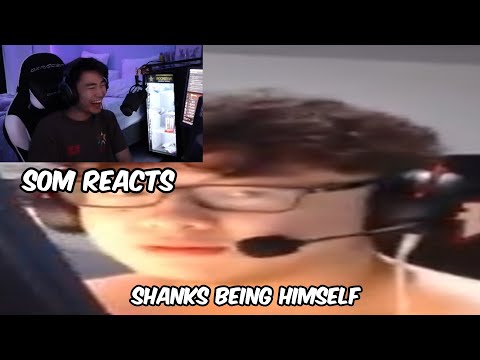 s0m Reacts To 12 Minutes Of Shanks Being The MOST Chaotic Valorant Streamer