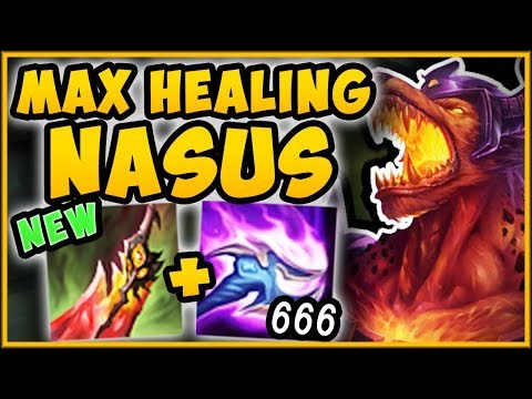 ONE Q = FULL HEALTH? WTF! DEATH'S DANCE NASUS IS 100% BUSTED! NASUS TOP SEASON 9!  League of Legends