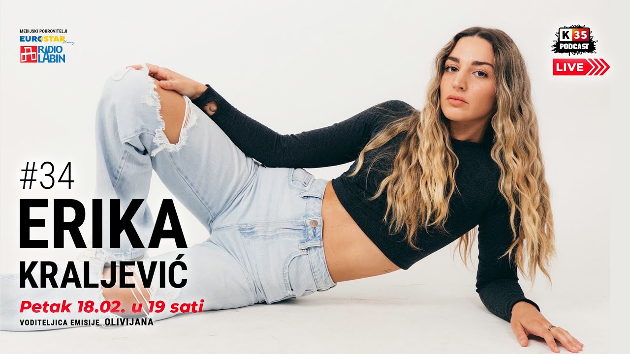 Erika Kraljević, certificirana fitness trenerica i influencerica u emisiji - podcast k35