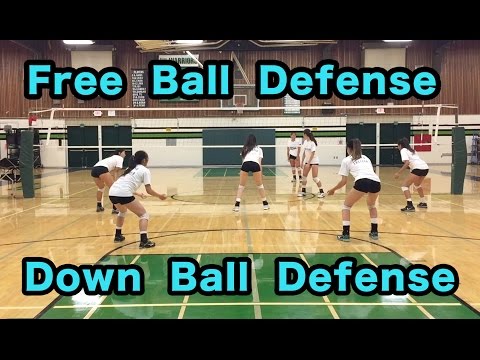 Free Ball + Down Ball Defense - Volleyball Defense Tutorial thumbnail