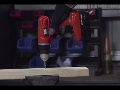 Black & Decker Cordless Drill - 18V Ni-Cad