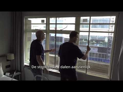 Voorzetramen voor Hotel Atlanta aan de Coolsingel