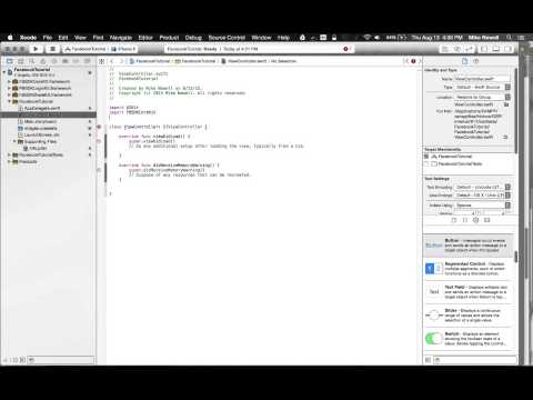 How to use the facebook ios sdk in swift