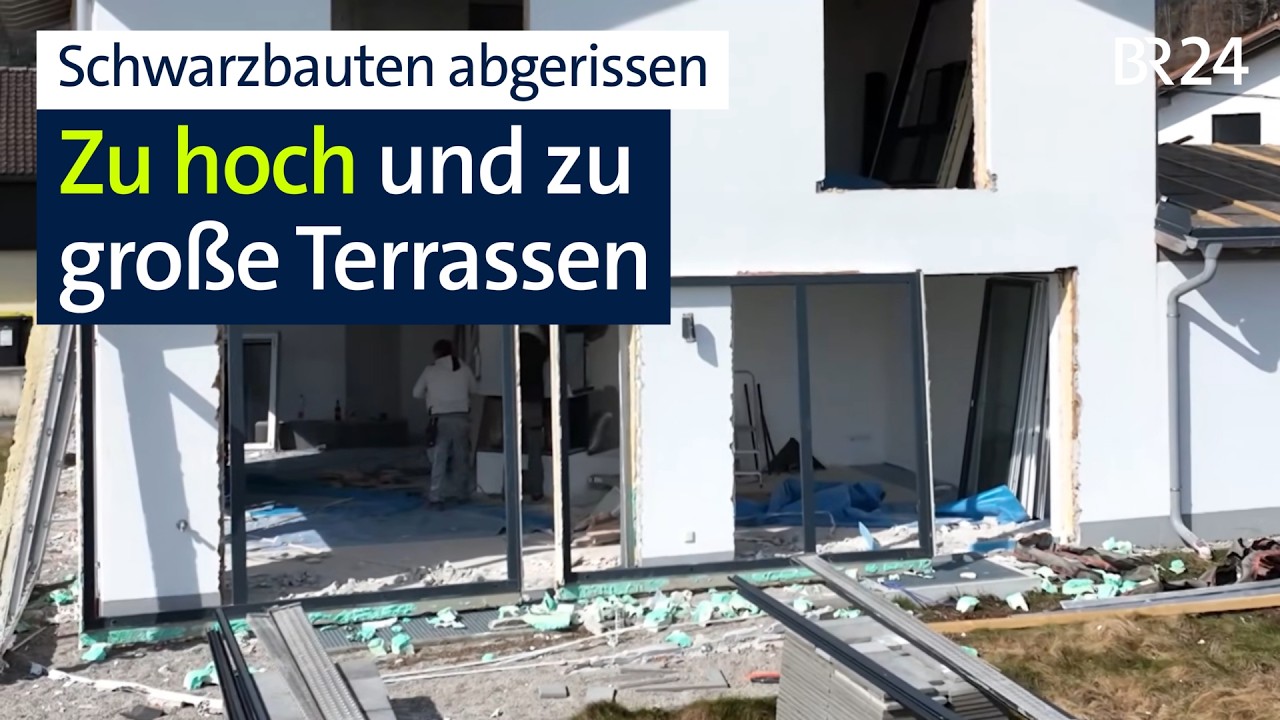 Wolfratshausen: Schwarzbauten abgerissen | Abendschau | BR24