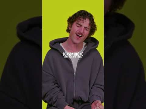 Benson Boone’s raw vocals are actually ridiculous 🤯 #bensonboone #noautotune  #beautifulthings