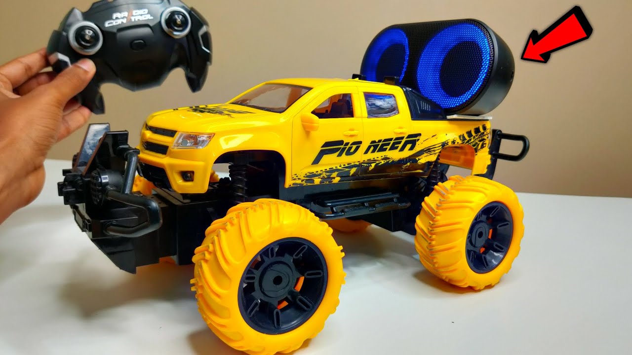 RC Bigfoot DJ Car Vs RC 6X6 Rocket Booster Car Unboxing – Chatpat toy tv