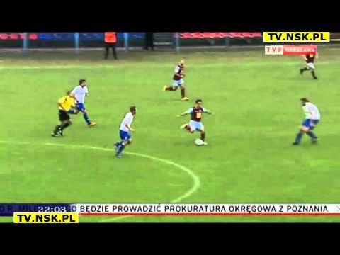tv.nsk.pl 2012-09-15 I liga Dolcan Ząbki - Kolejarz Stróże 1-4 (1-0) bramki skrót wywiady
