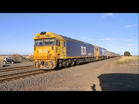 7735V Standard Gauge Pacific National Grain Train With VHAF Hoppers (8/2/2024) - PoathTV Railways