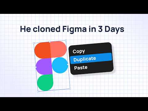 Figma killed his project, so he cloned Figma in 3 days