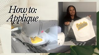 How to: Applique! using Brother PE800