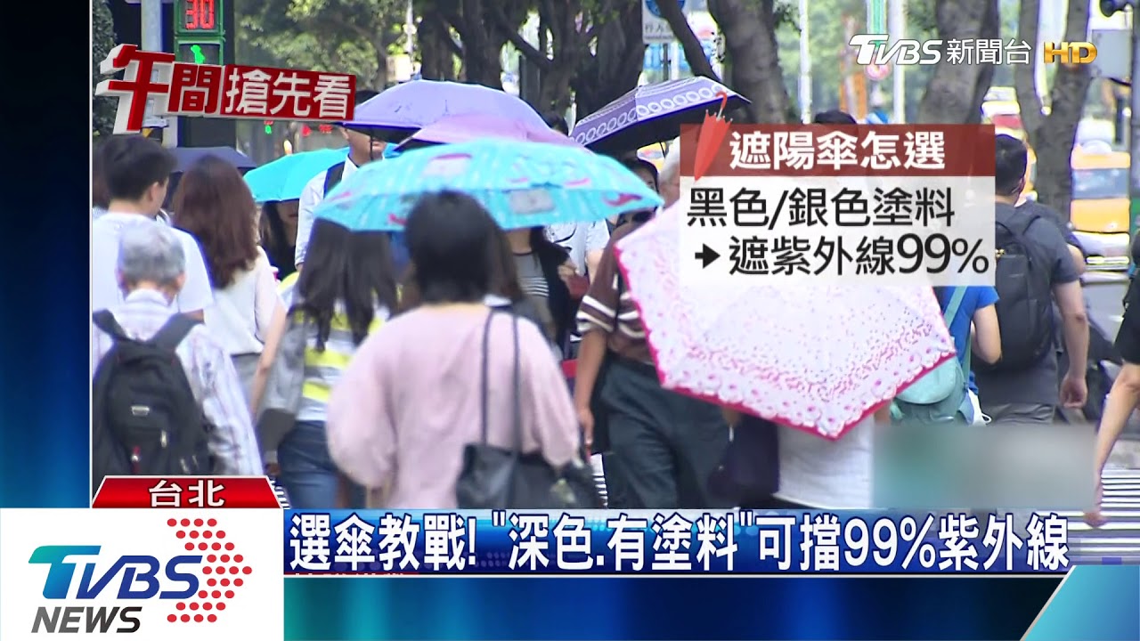 選傘教戰！　「深色、有塗料」可擋99%紫外線
