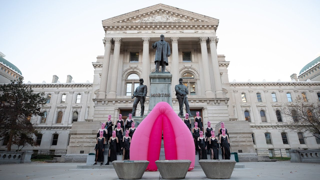 Pussy Riot — God Save Abortion at Indiana Supreme Court