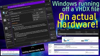 Installing & booting Windows off a virtual drive (VHD/VHDX file) on actual hardware!