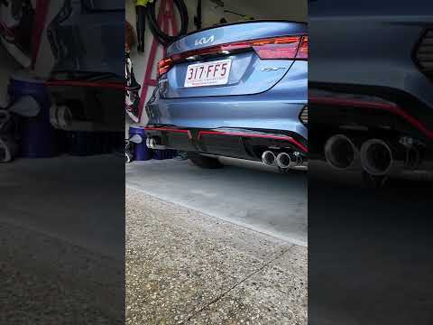 KIA CERATO GT 2022 SEDAN XFORCE CAT BACK EXHAUST WITH VAREX VALVE