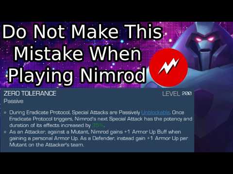 Avoid Making This Mistake When You Play Nimrod! | Marvel Contest Of Champions