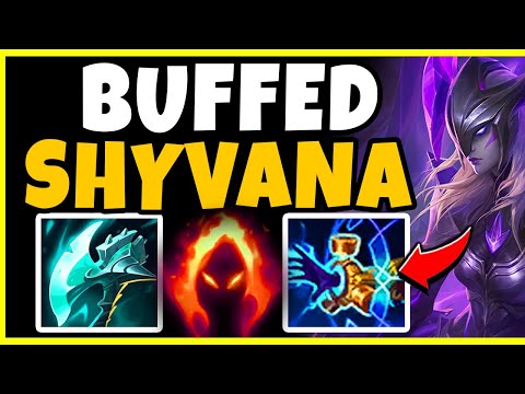 AP SHYVANA BUFFED! THIS WITH HORIZON FOCUS BUILD IS OP!! - League of legends