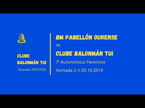 Club Balonman Pabellon Ourense vs Clube Balonmán Tui | Xornada 2 | 1º Autonómica Fem. | 05.10.2020
