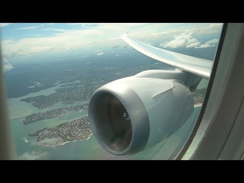 Qantas 787-9 Dreamliner takeoff from Sydney International Airport - brand new VH-ZNA Video