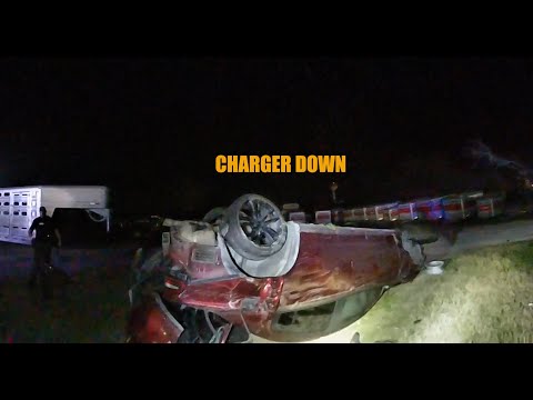 Texas DPS High Speed Chase Leaves Dodge Charger Absolutely Destroyed and a Path of Ruin