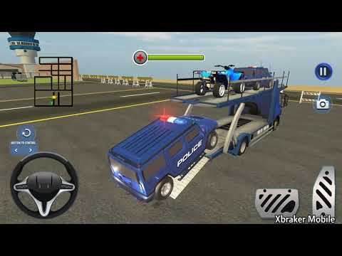 Us Police Hummer Car Quad Bike Transport Plane | 4x4 Hummer Car Transport - Android GamePlay FHD