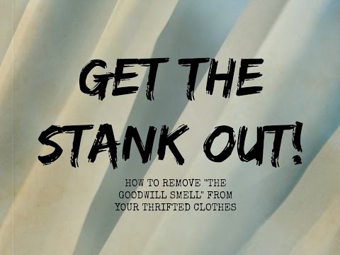 YouTube video about: How to get thrift store smell out of clothes?