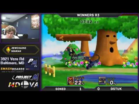 Project M at Xanadu 12/12/16 Winners Bracket - SonED C. Falcon) vs Bstuk (ROB)