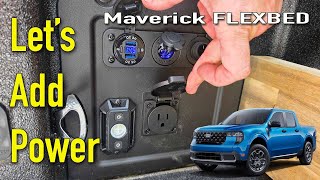 Adding 120v AC Power - FORD MAVERICK FLEXBED
