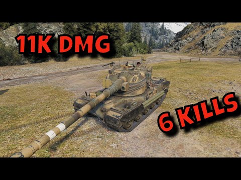 11K DMG and 6 kills | AMX 50 B #1 | World of Tanks | Replay #94