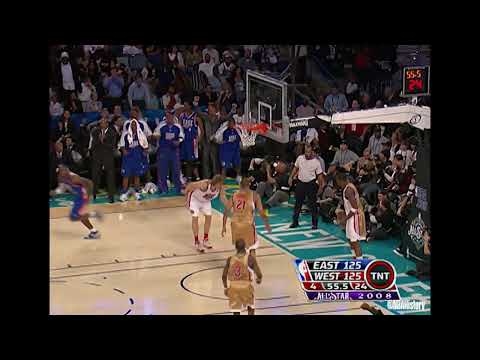 LeBron James clutch poster dunk in the 2008 All-Star Game