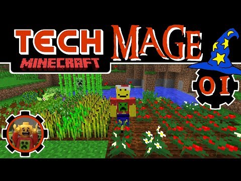 Jim the MC TechMage E01 - Minecraft Magic Tech equals Infitech 2!