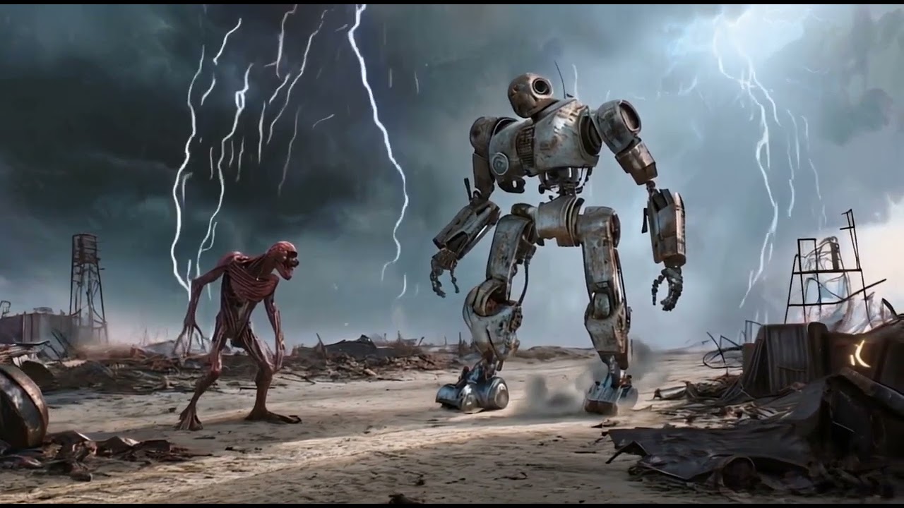 Robot vs Mutant - Post-Apocalyptic Showdown