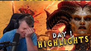 Day 1 Highlights - Crazy Drops and Funny Moments- Diablo IV