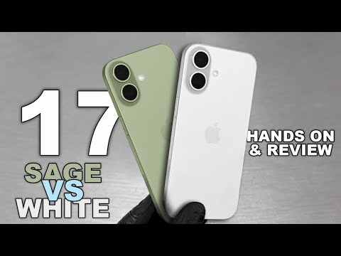 iPhone 17 Sage vs White Hands On and First Impressions!