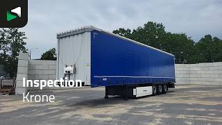 Krone SD Lift Axle Palletkist Anti Vandalism Sliding Roof curtain side semi-trailer for sale - Image 4 | Autoline BD Krone SD Lift Axle Palletkist Anti Vandalism Sliding Roof curtain side semi-trailer | Image 4 - Autoline
