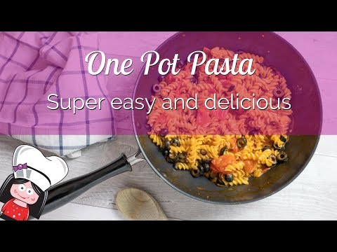 ONE PAN PASTA RECIPE like Martha Stewart uses to make!