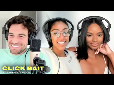 Tayshia Asks Co-Hosts Joe & Natasha a Burning Question About Their Time on ‘Paradise’