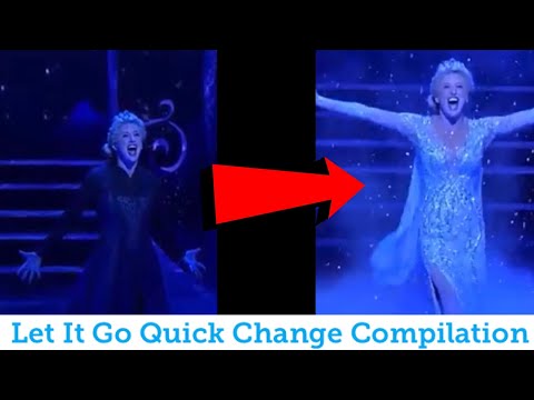 Elsa Dress Transformation Compilation - Let It Go - Disney’s Frozen, Frozen Jr, Frozen Broadway