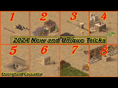 Stronghold crusader HD new and Unique tricks 2023@SergiuHellDragoonHQ #gaming #stronghold