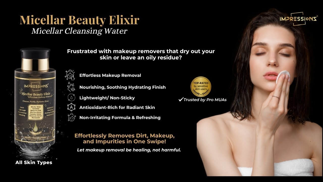 Home – Impressionz® Beauty, Skincare, Cosmetics &Amp; Makeup Tools Hydrating Micellar Water For Sensitive Skin – Effortless Waterproof Makeup Removal