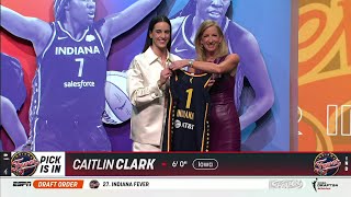 🚨 CAITLIN CLARK #1 PICK AT 2024 WNBA DRAFT BY INDIANA FEVER | Interview | Iowa Hawkeyes