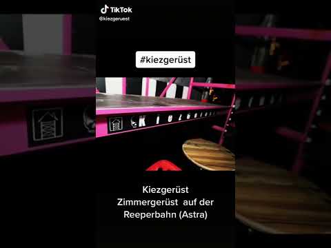 KiezGerüst Reeperbahn St.Pauli Zimmergerüst Zifa Rollgerüst mal anders