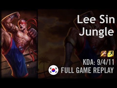 Lee Sin Jungle vs Elise - Ambition - KR Challenger Path 5.24