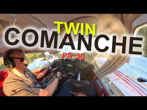 My 1st Flight in a Piston Twin - Piper PA-30 Twin Comanche