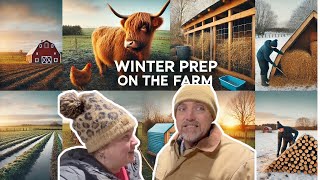 Preparing Our Farm for Oklahoma Winter | Winterizing Animal Shelters, Garden, and Firewood Prep